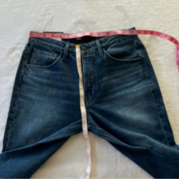 3x1 Higher Ground W3 Gusset Elvia Flare Leg Raw Crop Jeans - Picture 8 of 9